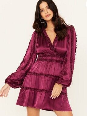 SHYANNE Ruffle Mini Dress Sz S